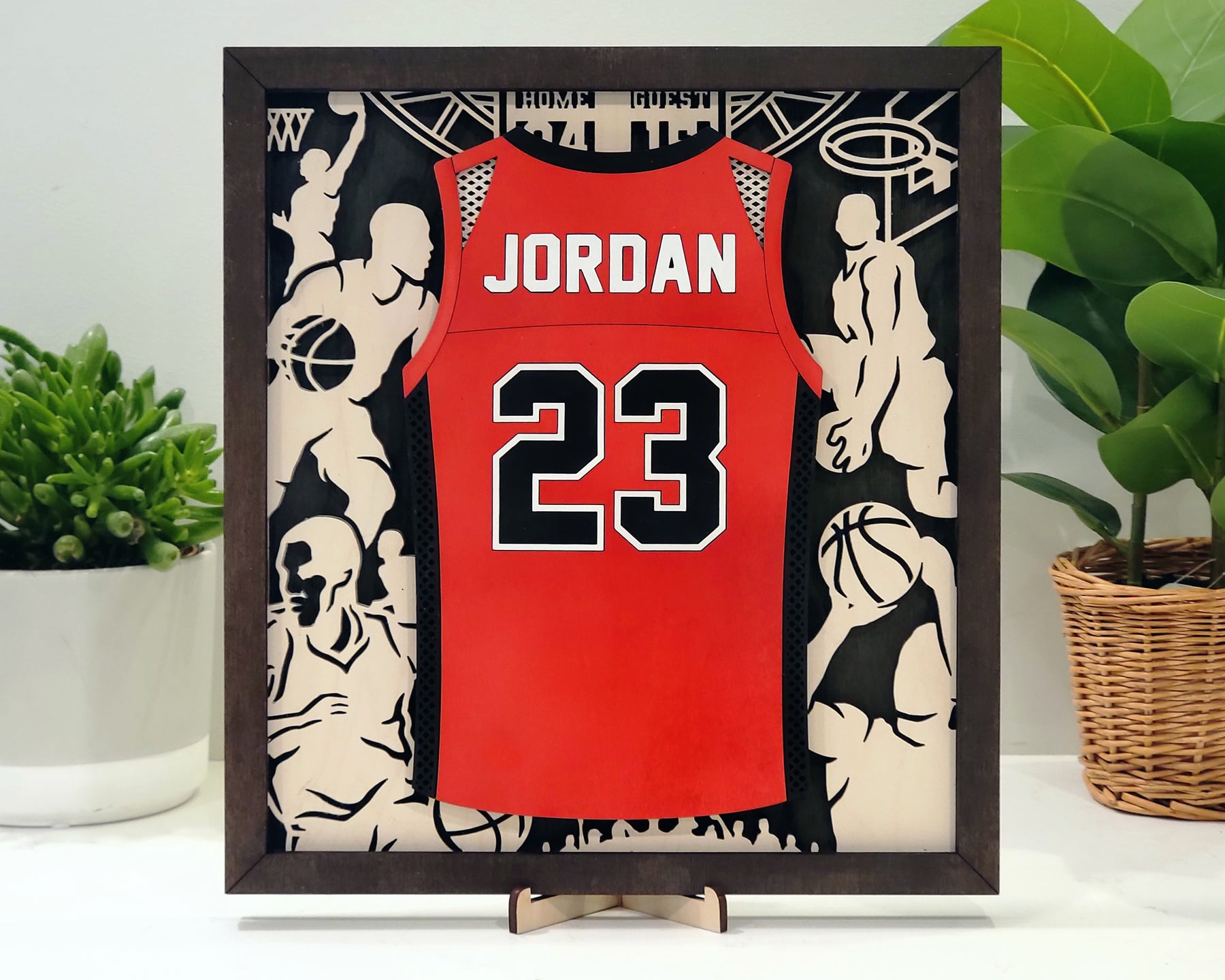 Commemorable Shadow Box Special Commemorative Shadow Box Jersey – Southern Charm Expressions