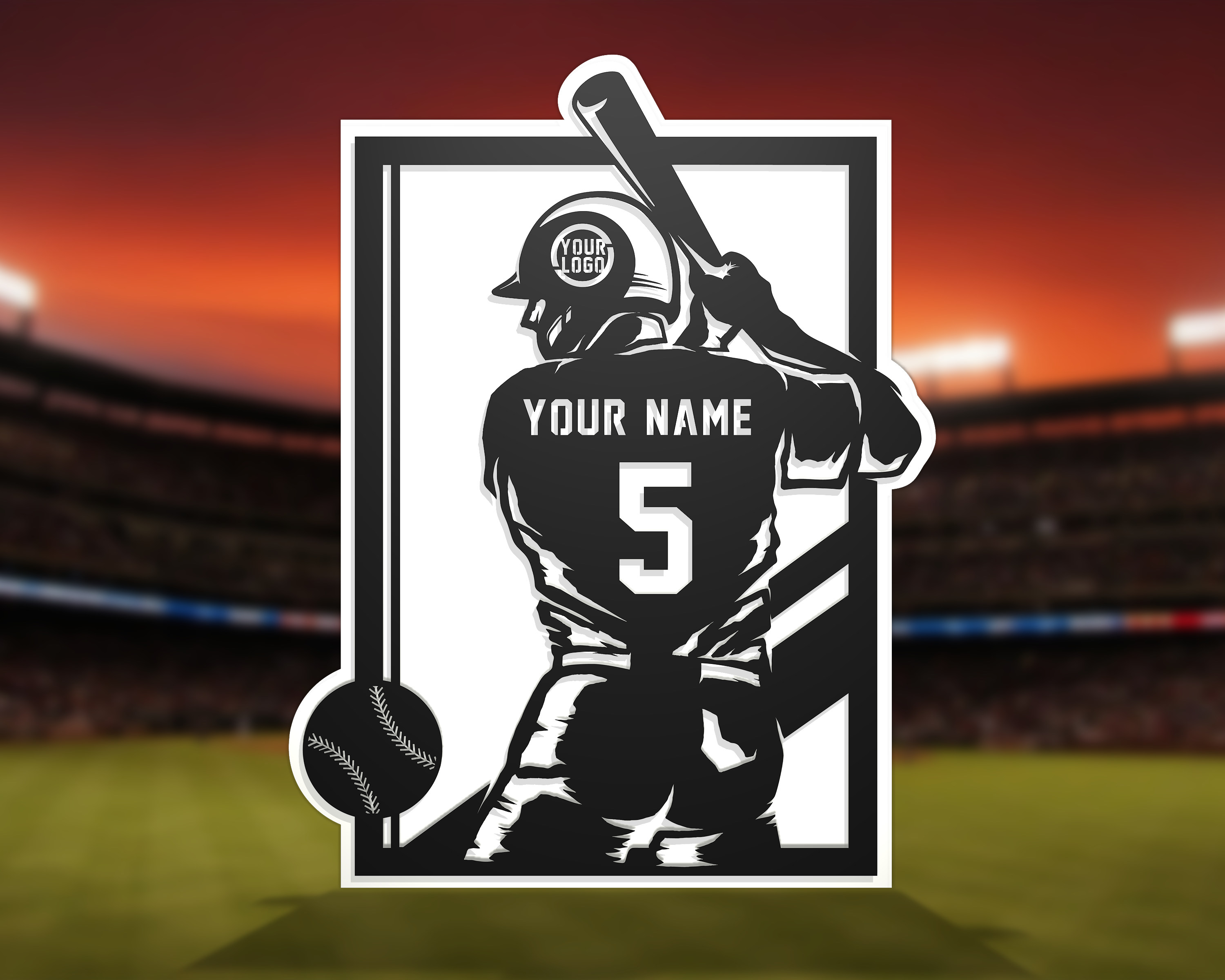 Personalized Custom Baseball Player Plaque/Sign – Southern Charm ...