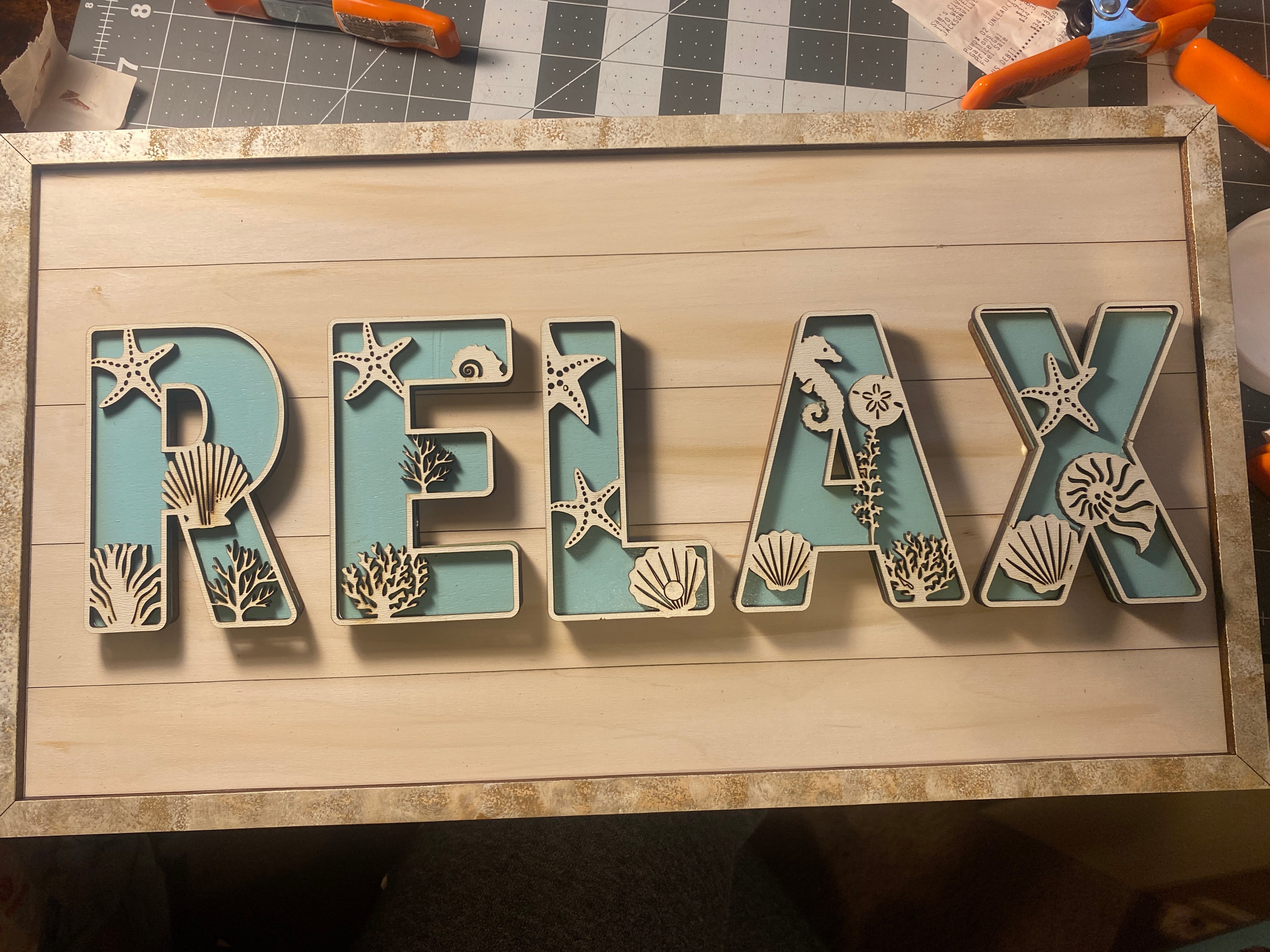 Relax Beach Sign – Southern Charm Expressions